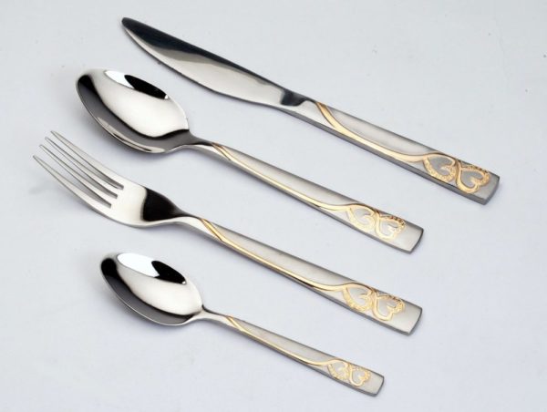 Blossom Premium Jewel 24 Pc Cutlery set with stand- Elegante
