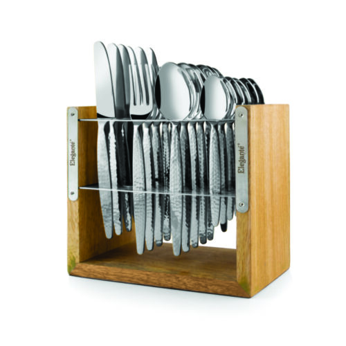 24 Pcs Meridian Steel With Stand Spoon/Knife